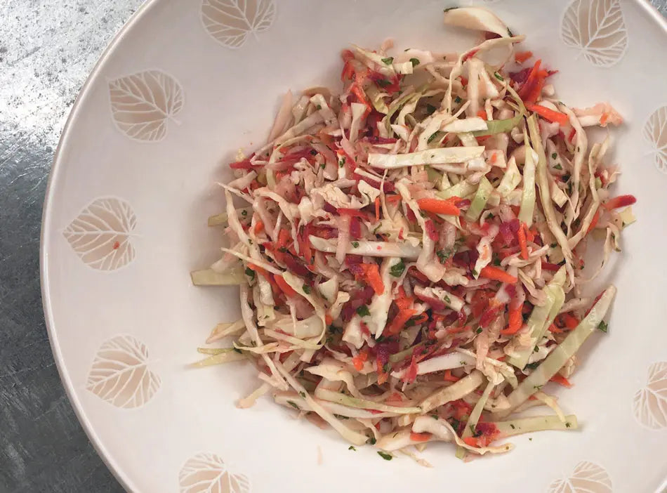 Healthy Slaw Recipe with Honey Dressing