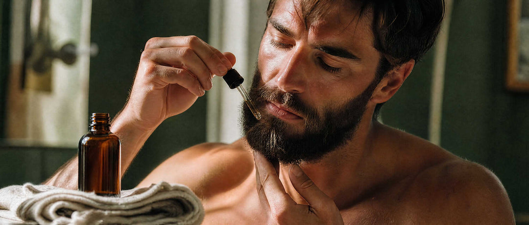 DIY Beard Oil application