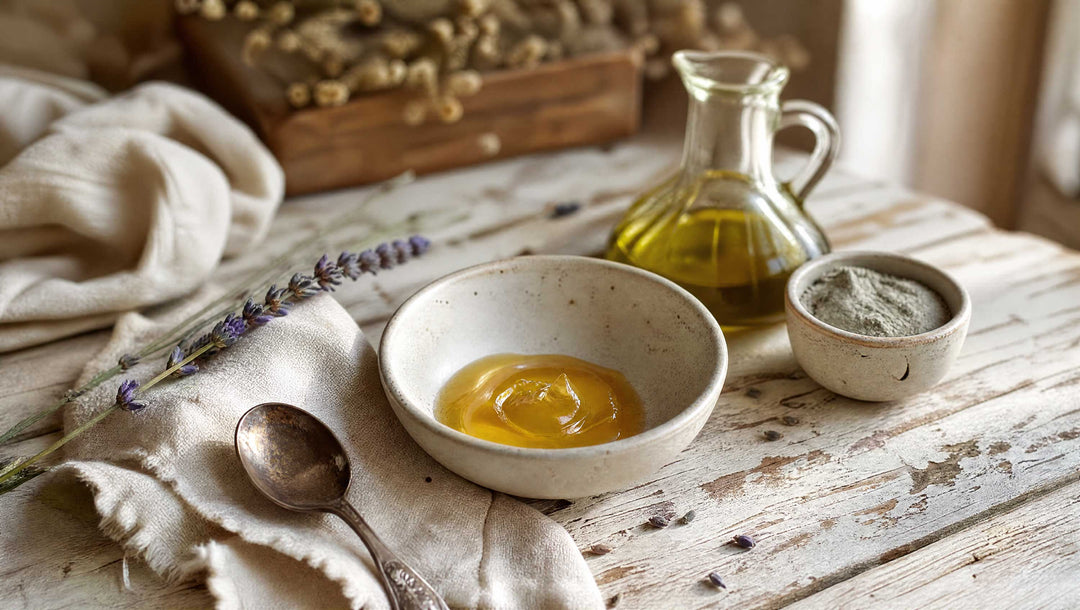 DIY honey skincare set