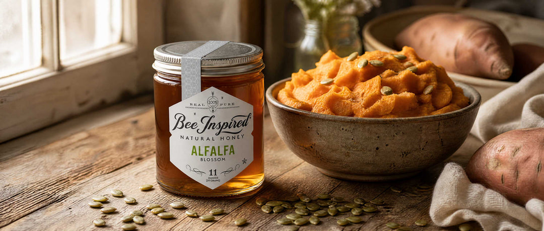 Healthy Mashed Sweet Potatoes with Honey
