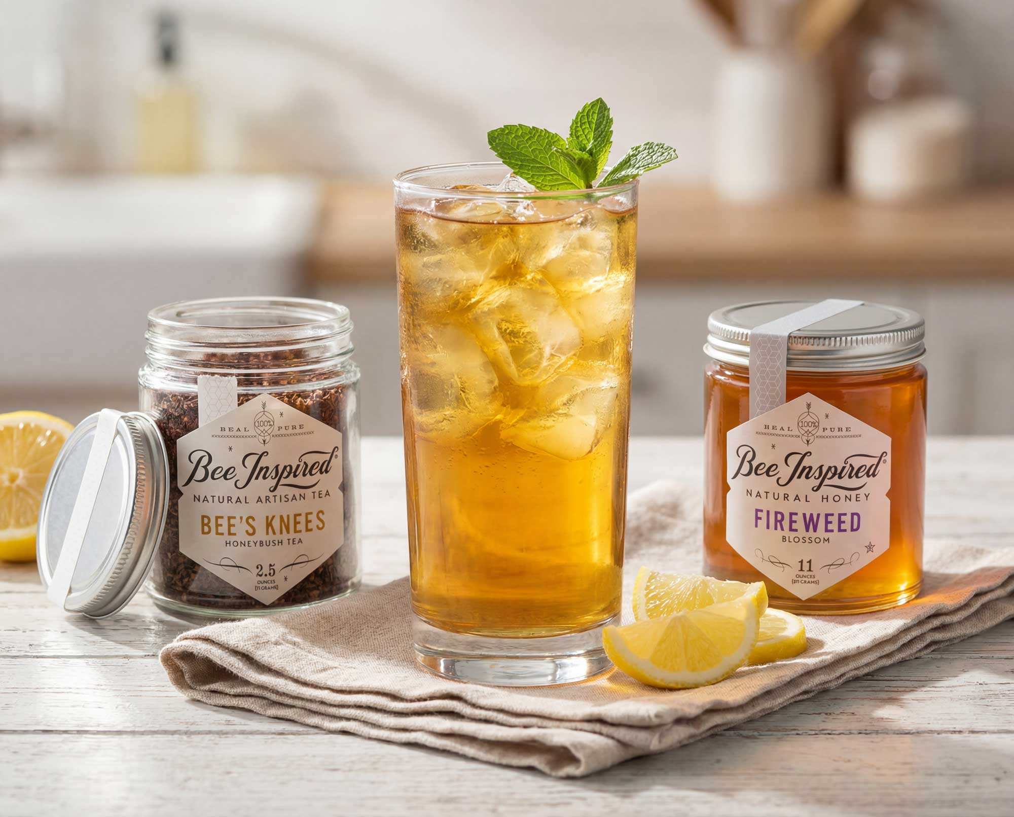 How to Make Honeybush Iced Tea