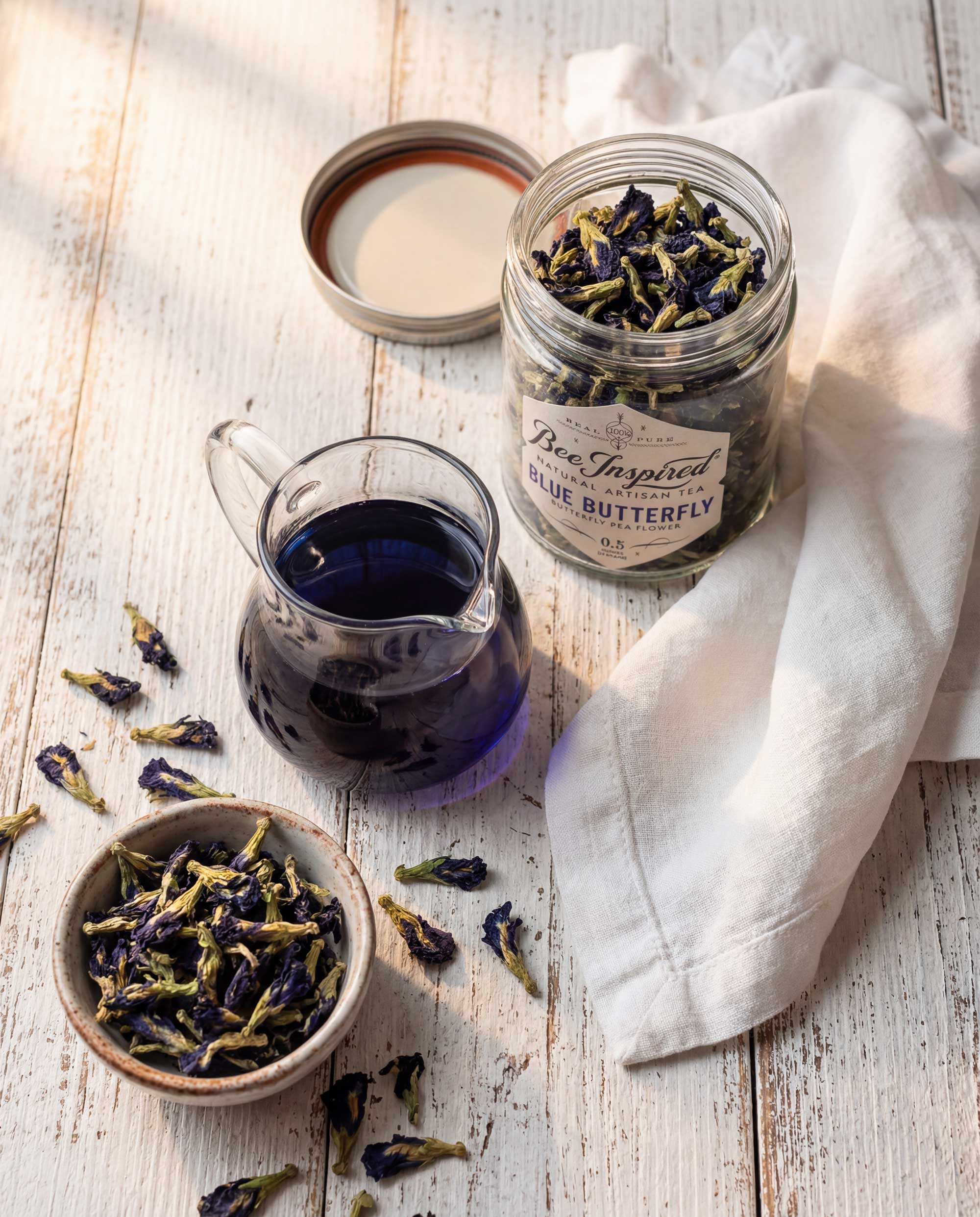 How to Use Butterfly Pea Flower Tea as Natural Food Coloring