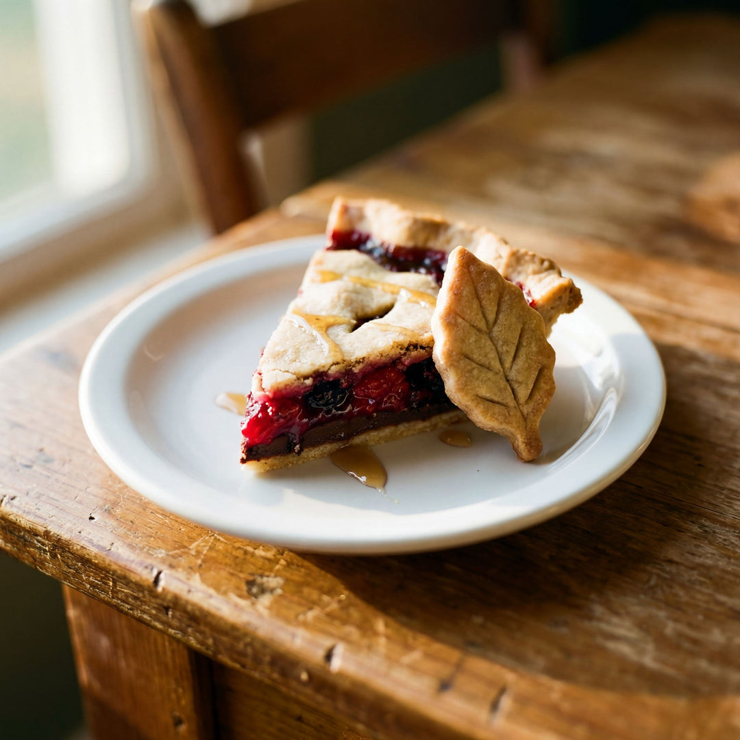 Bumbleberry Pie with Chocolate