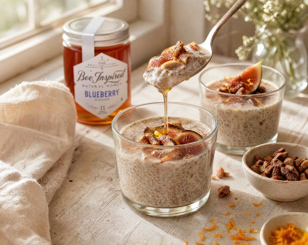 How to Make Chia Seed Pudding with Honey