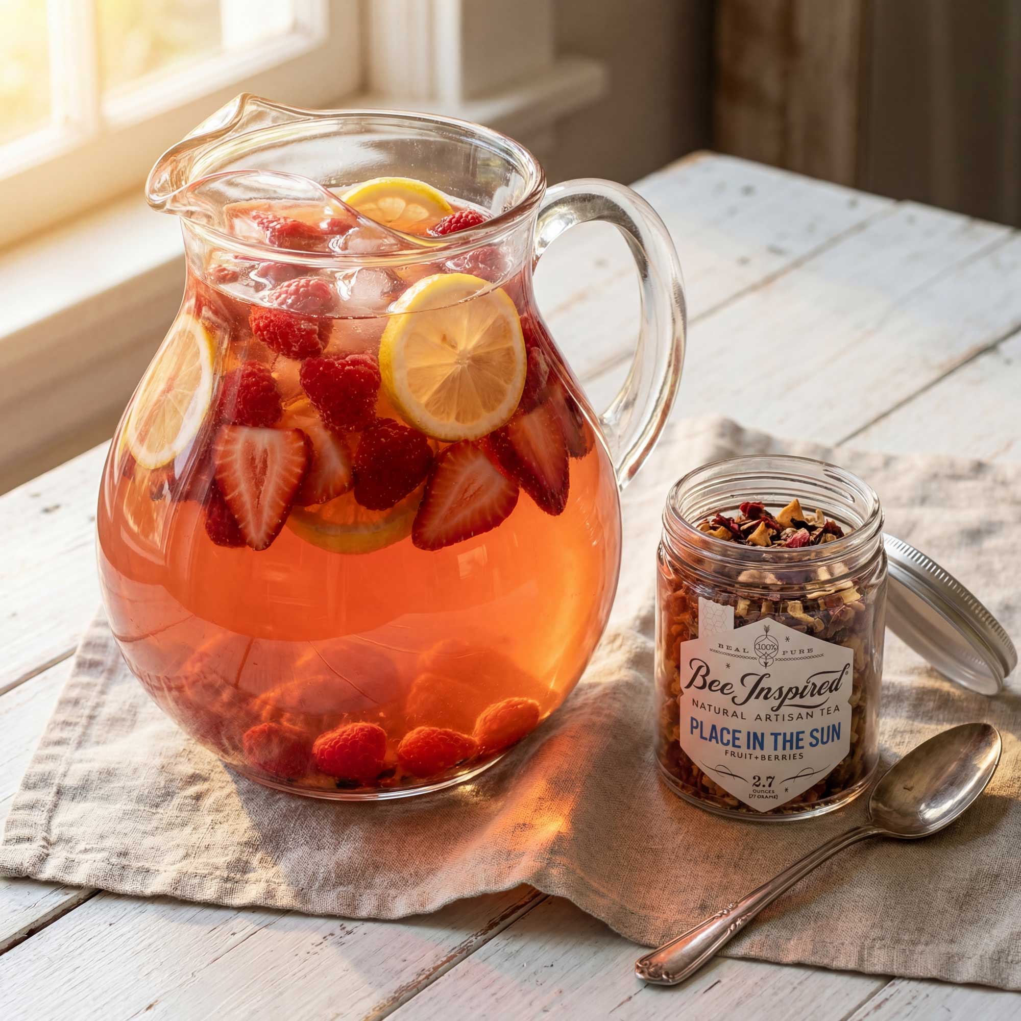 How to Make Iced Fruit Tea by the Gallon