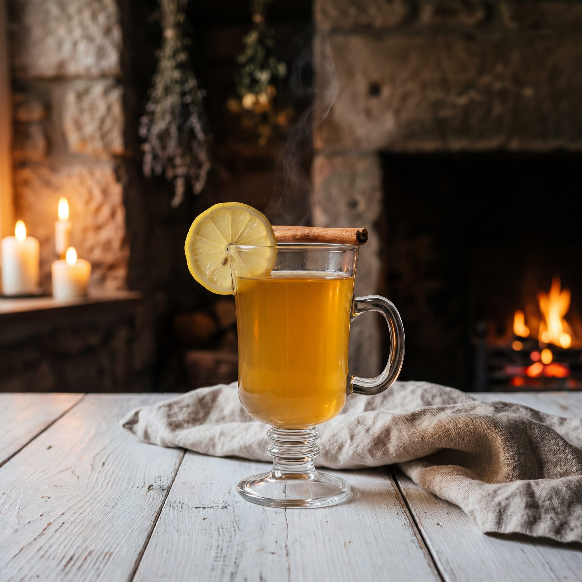 hot toddy with lemon
