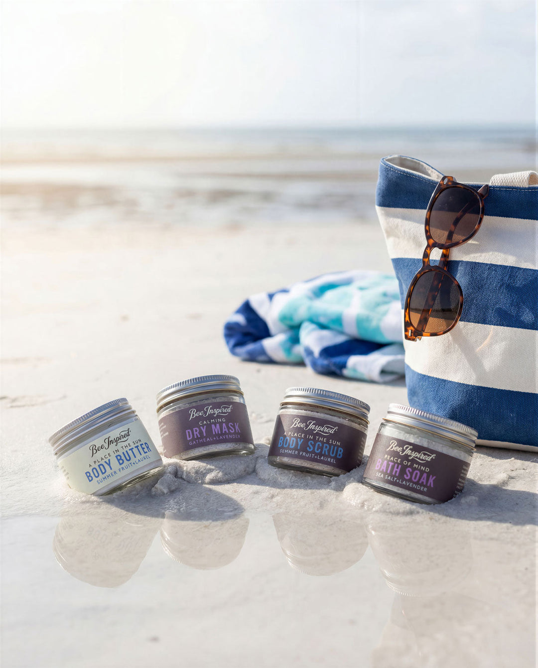 petite summer radiance set on the beach