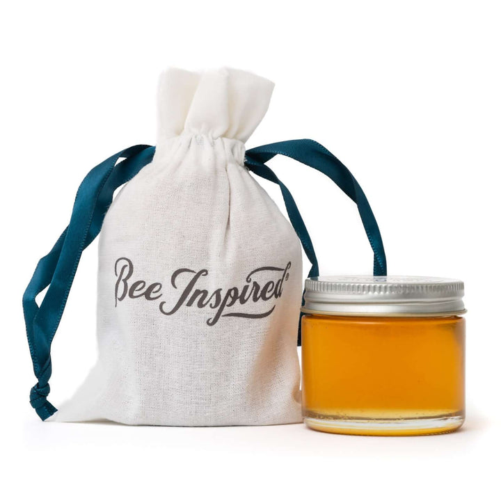 Bee Inspired Honey party favor on white 