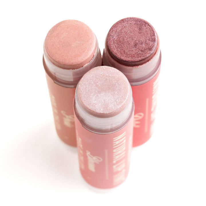 Natural lip tints upright to display color 