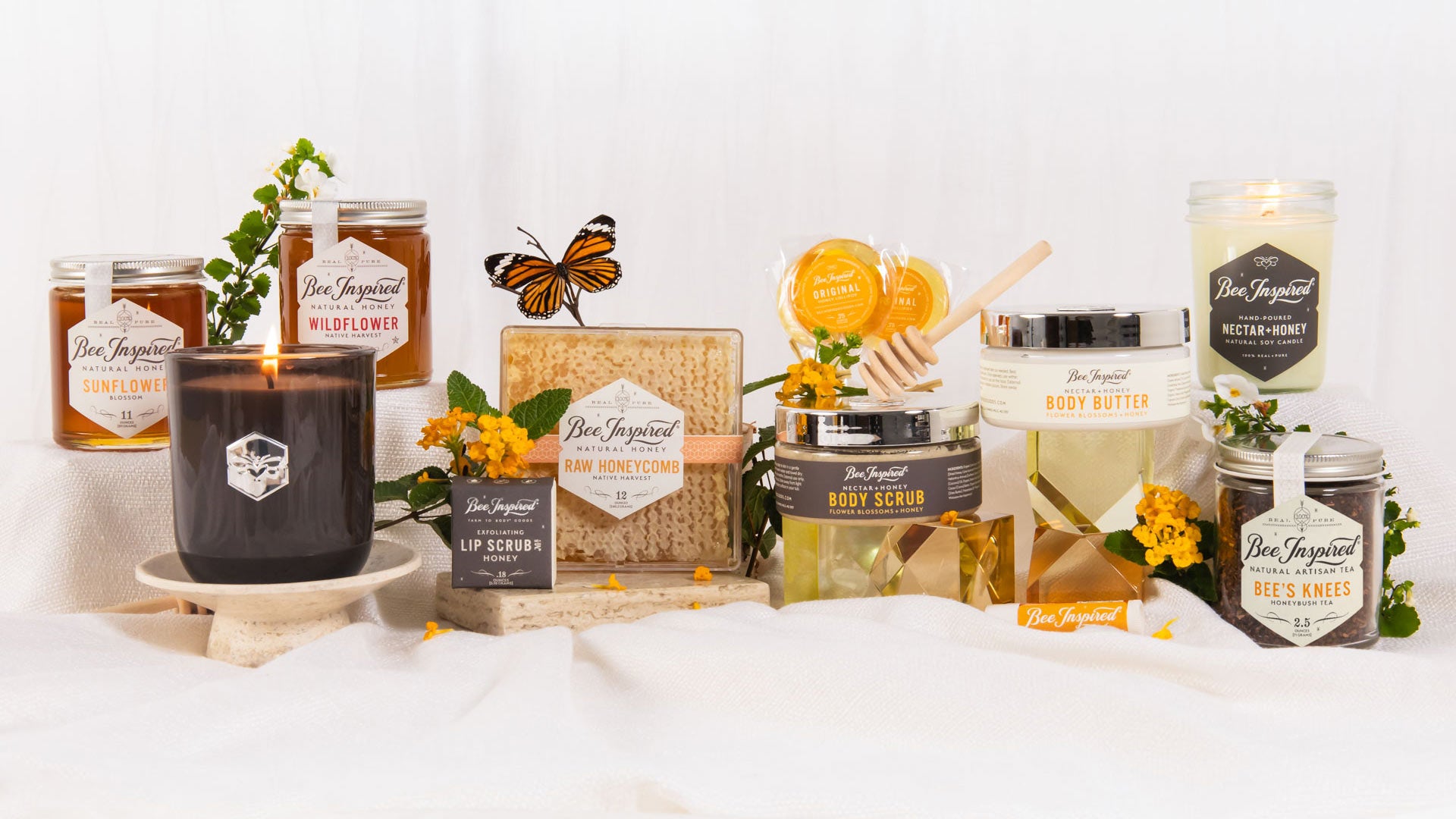 full nectar + honey collection with props