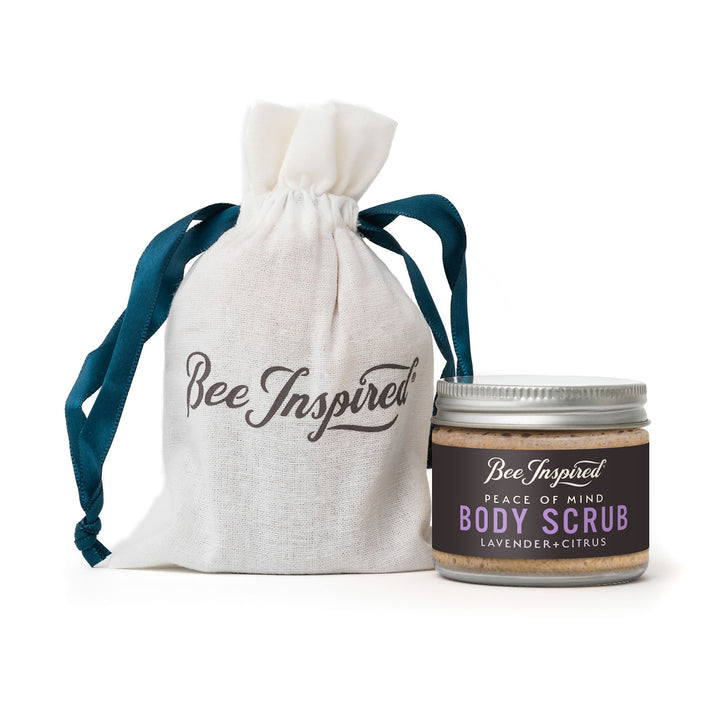 peace of mind body scrub party favor