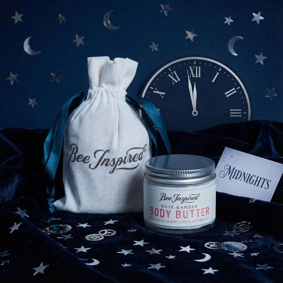 Body butter jar with &