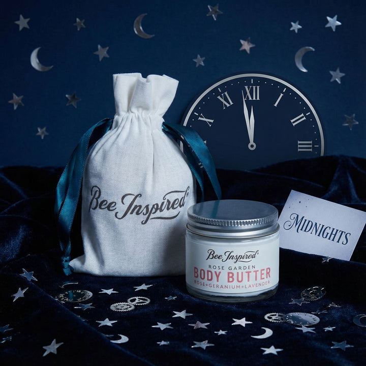 Body butter jar with &