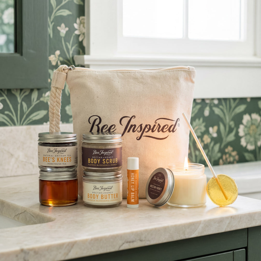 Bathroom counter with &