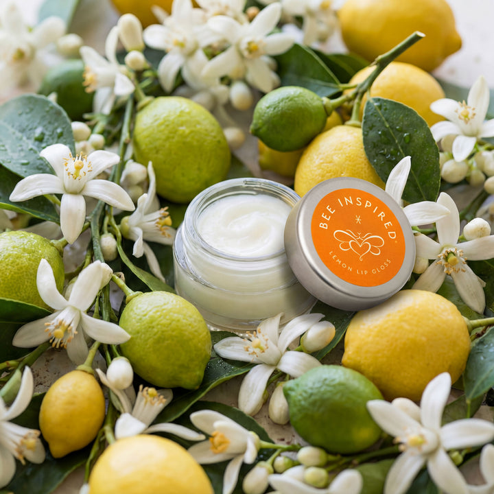 Cream jar with lid labeled &
