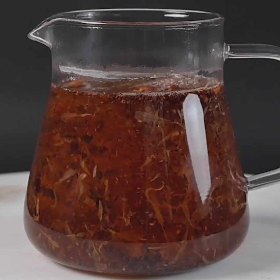Making Cider + Spice Tea with Cranberry Honey