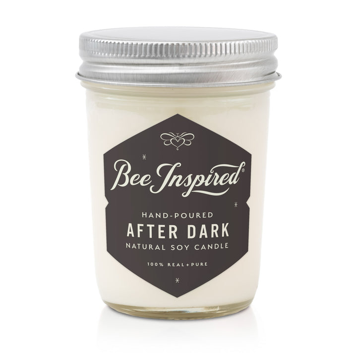 Candle jar labeled &