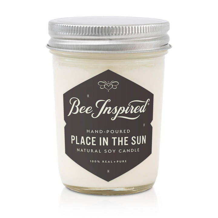 Candle jar with &