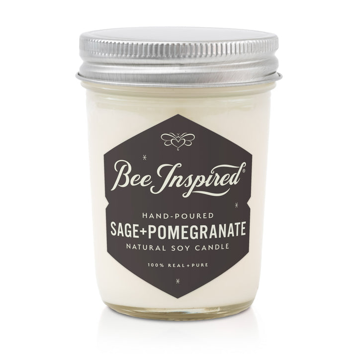 Candle jar labeled &