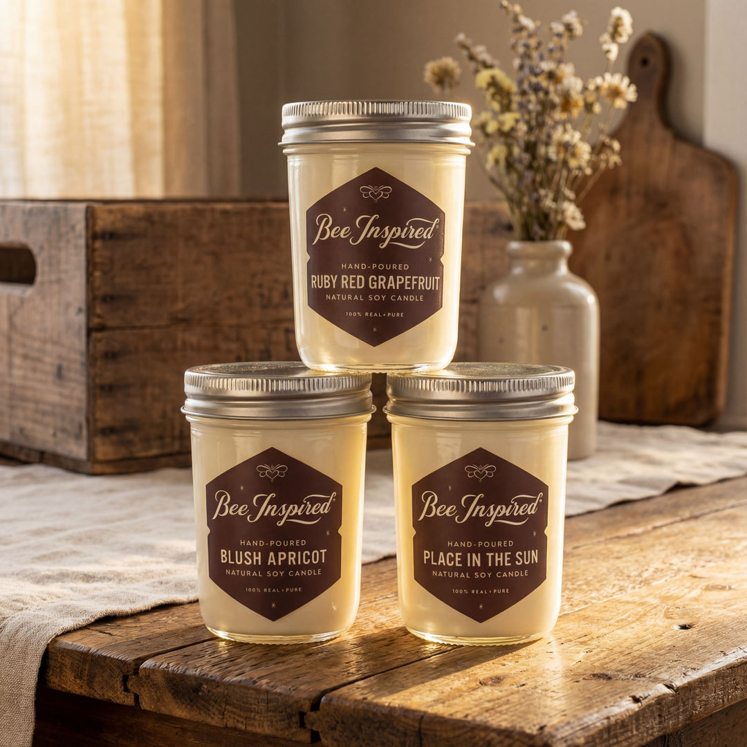 Three jars of &